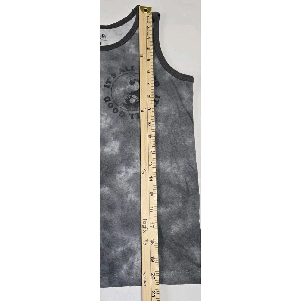 OshKosh Boy's Size 8 Gray Tank Top It's All Good